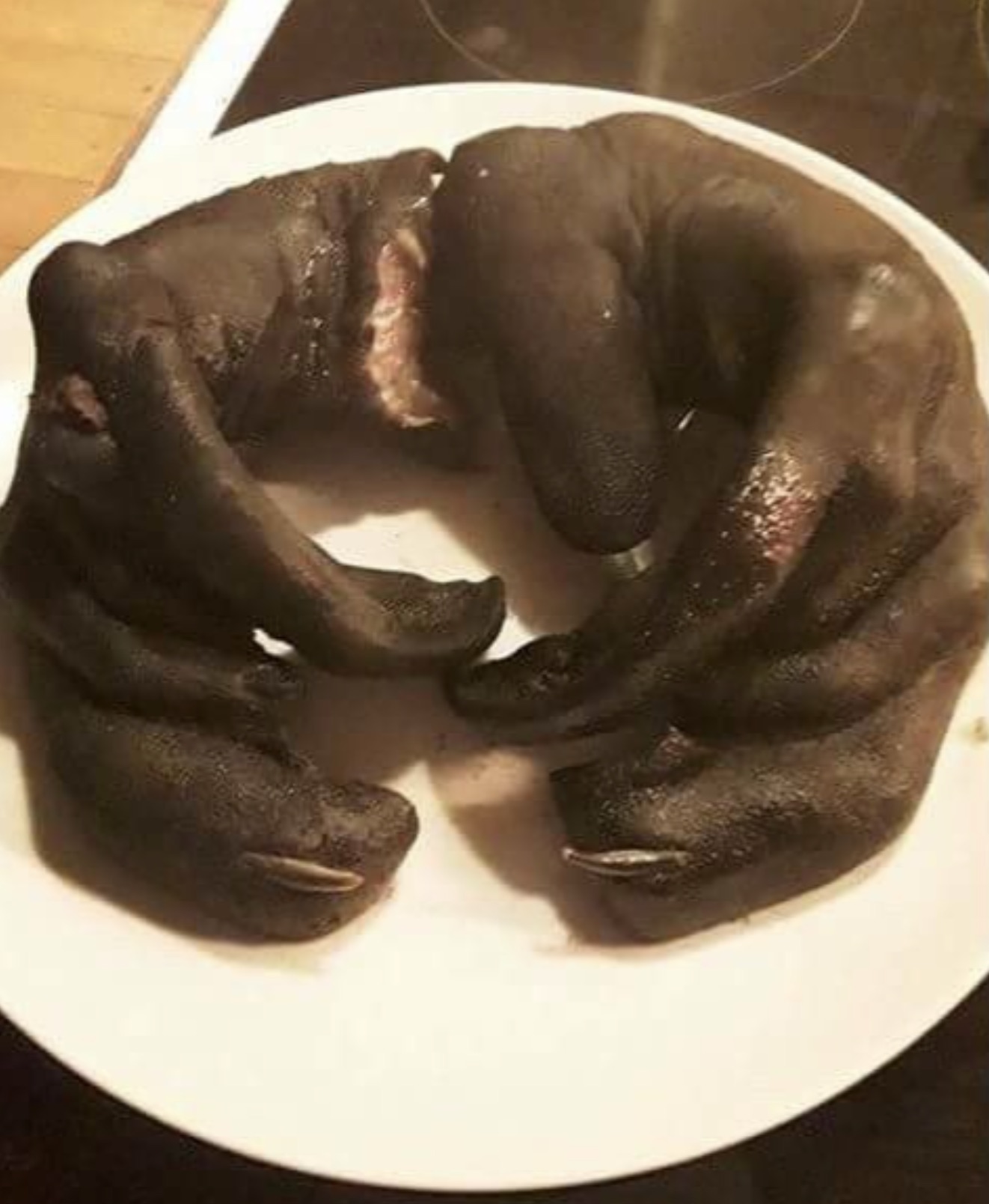 Pickled Walrus Flippers Among 